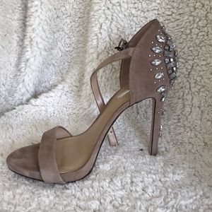 BCBGeneration taupe suede Stilettos